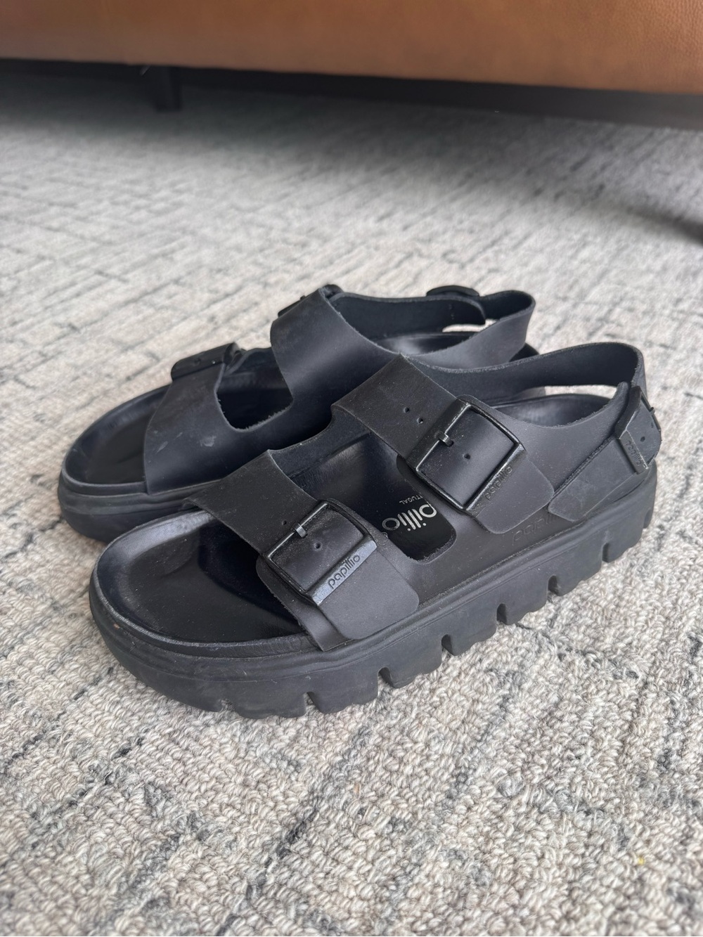 Birkenstock Papillio Milano chunky sandals size 39